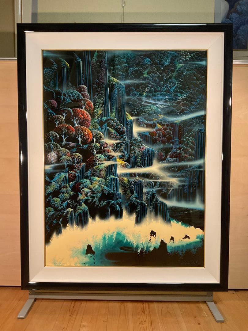 アイベンロール「オーシャンクリフⅡ」シルクスクリーン　直筆サイン・エディション有 Yahoo!オークション -「アイベン ロール」(シルクスクリーン) (版画)の