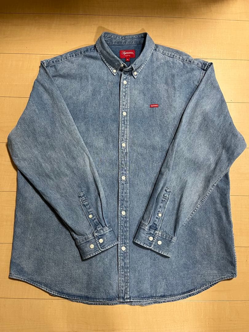 Supreme Small Box Shirtデニム XL Supreme Small Box Logo Denim Shirt Size Men's Large 2023 | eBay