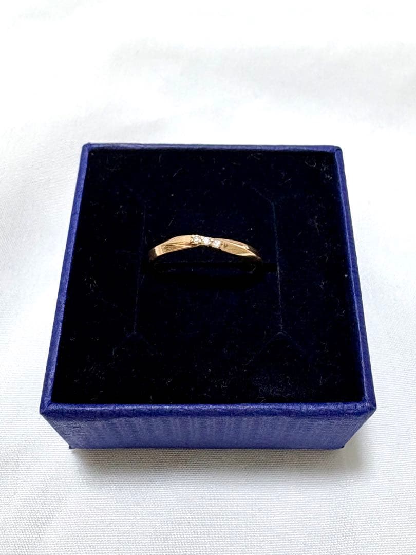 4℃ リング K10 ピンクゴールド 9号