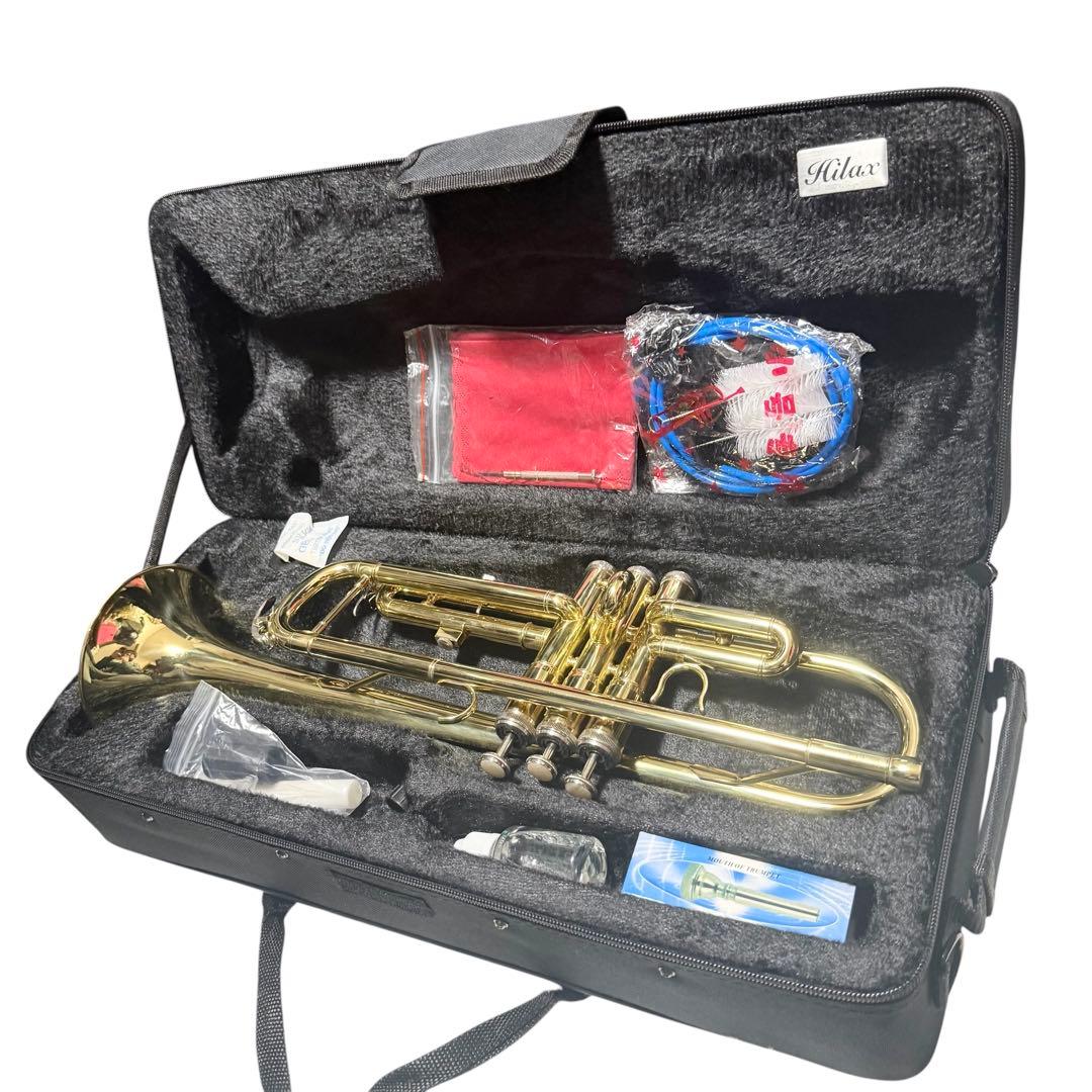 Hilax】トランペット HTB-103 お手入れセット ゴールド 初心者