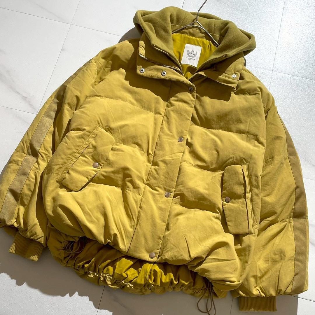 【極美品】ルーニィ フード付きショートダウンコート 40周年記念 Milior