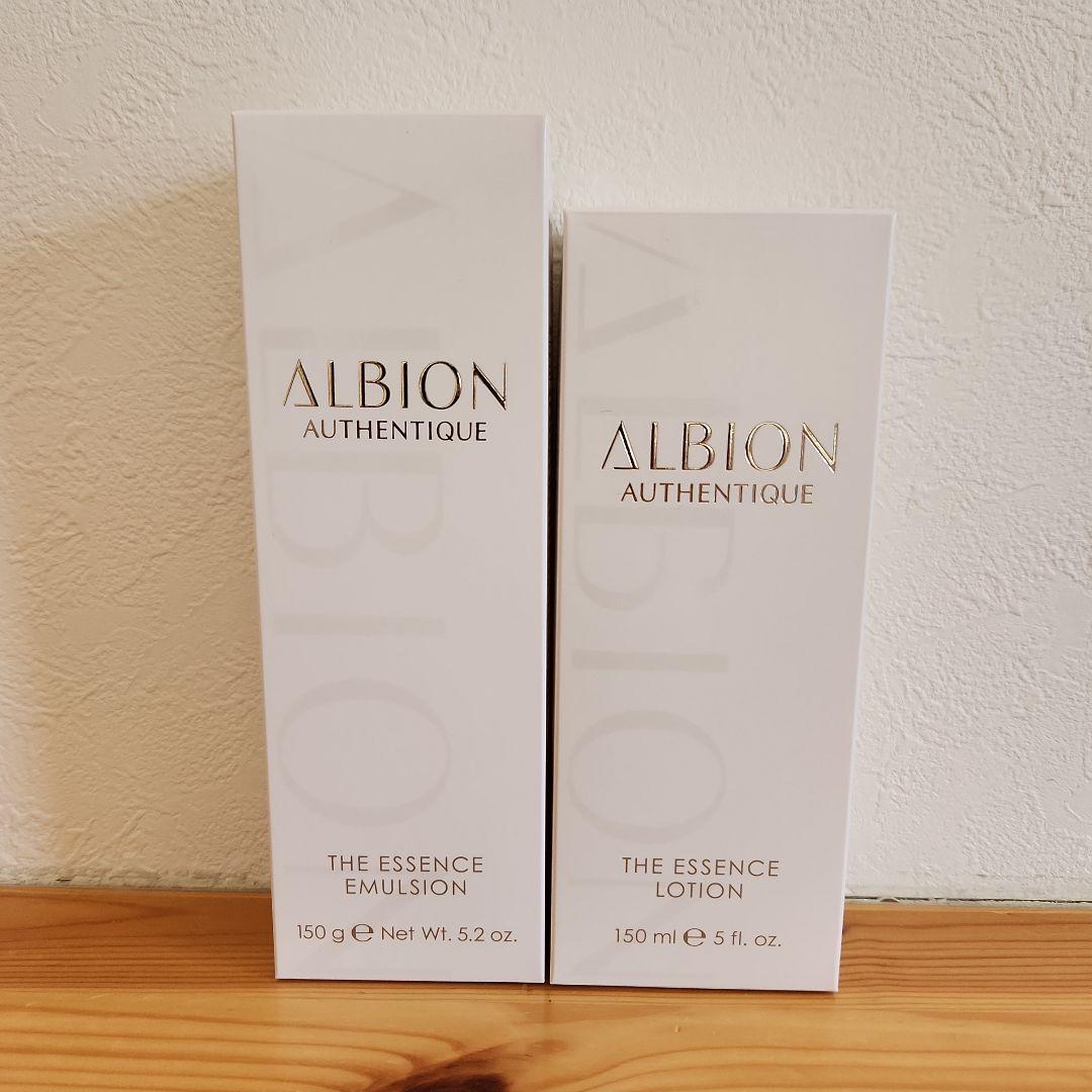 ALBIONオーセンティックザエッセンスエマルジョンザエッセンスローション箱付き