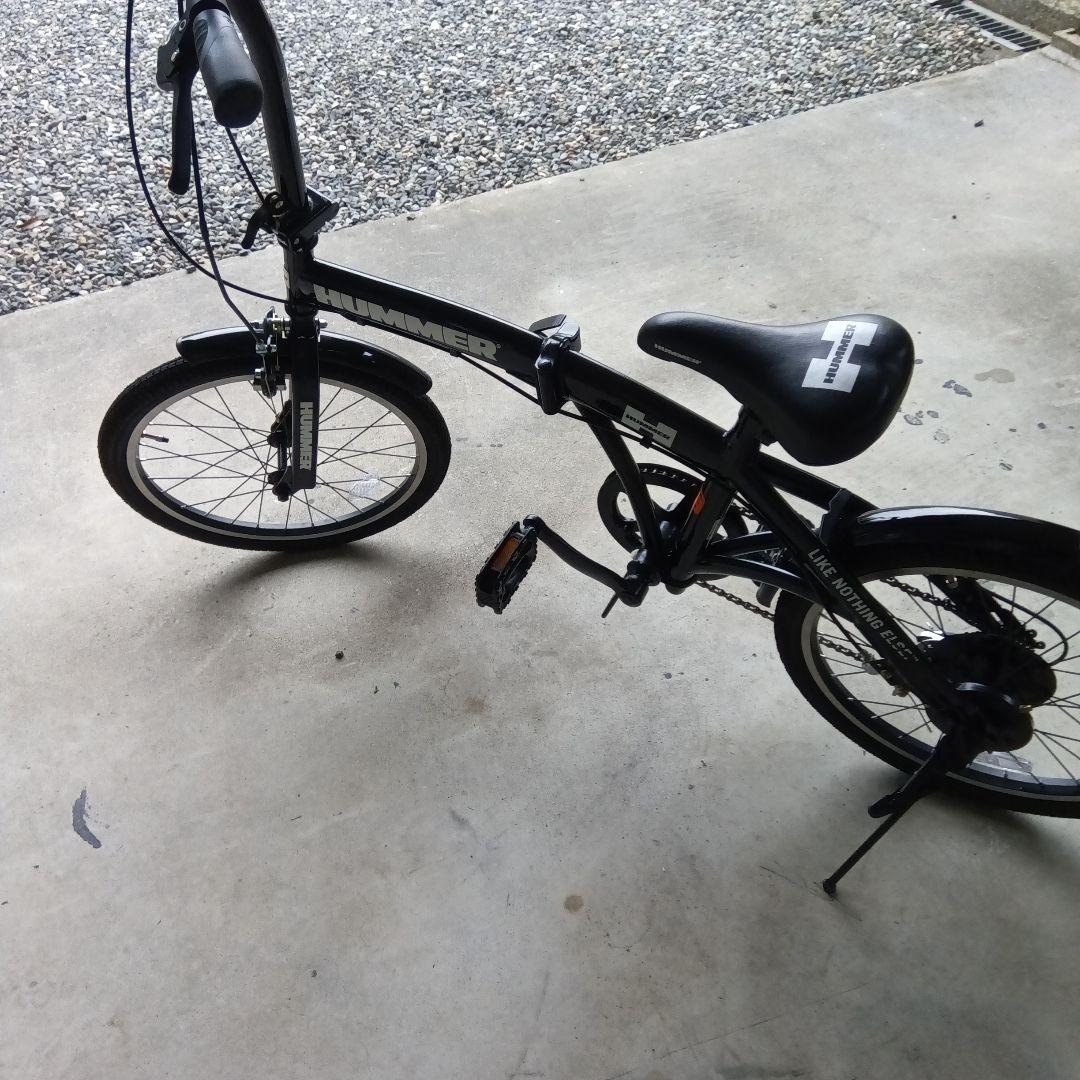 HUMMER 折りたたみ自転車 ブラック