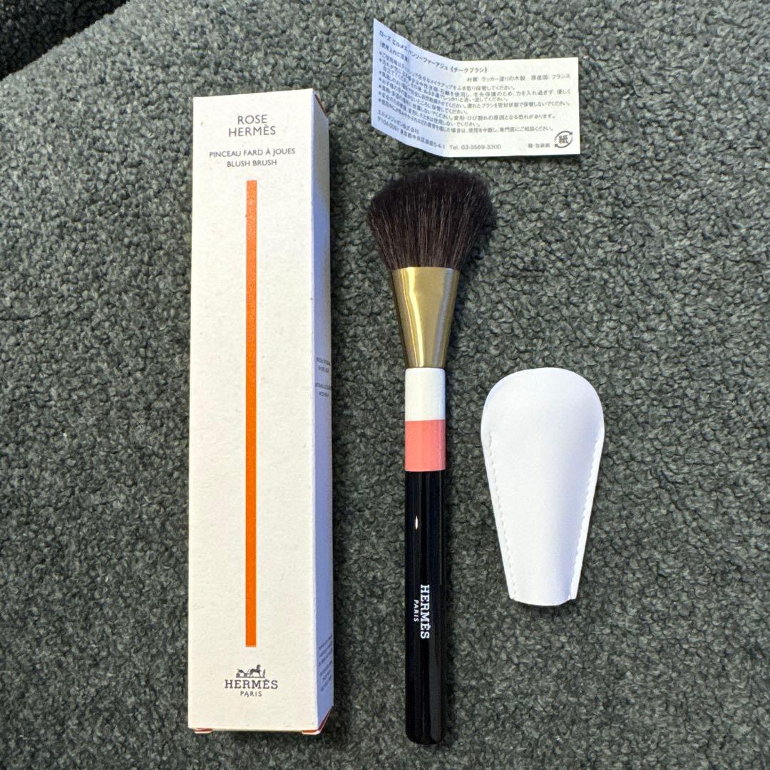 HERMES ローズ エルメス チークブラシ HERMES☆ローズエルメス☆トラベルチークブラシ 1本 (HERMES/ブラシ