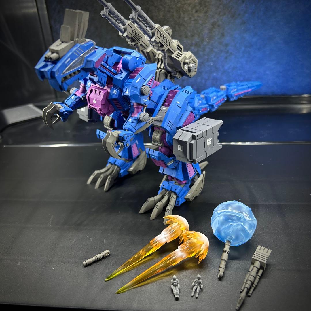 ゾイド タカラトミー リアライズモデル サイコジェノザウラー 小改造品