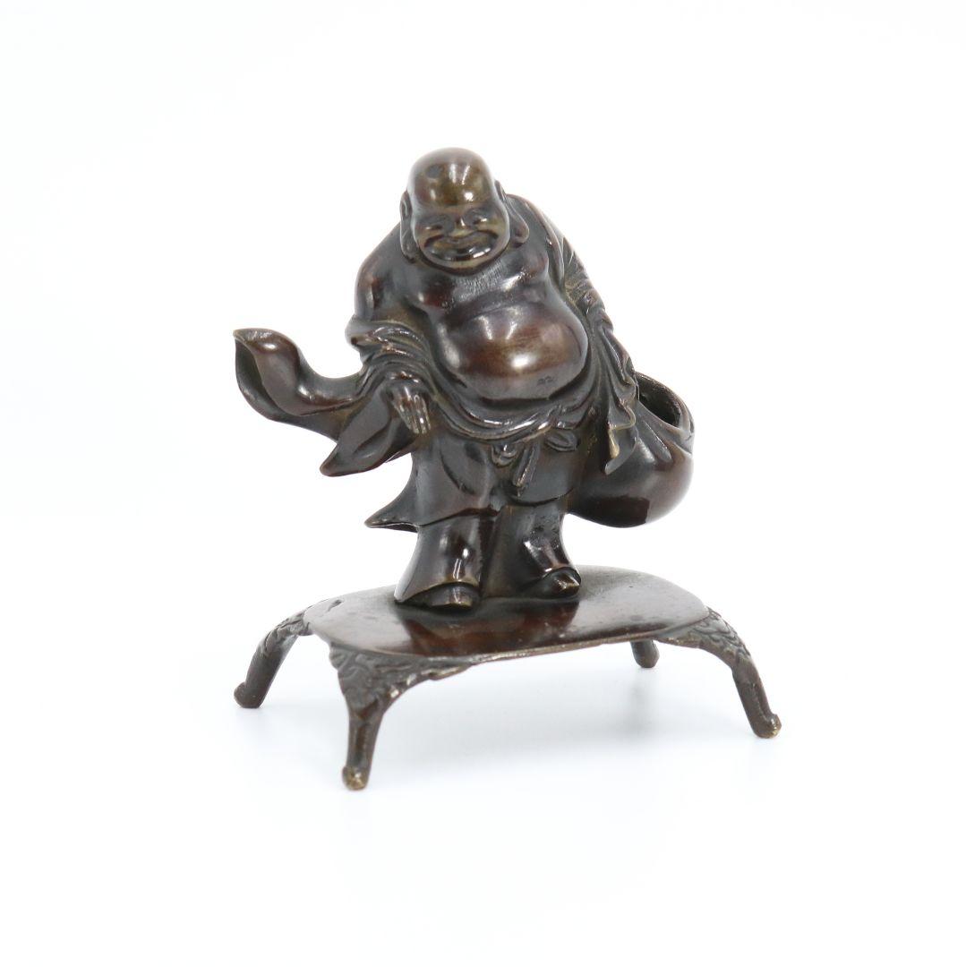 中国 唐銅 布袋像 置物　V90　SS1 中国 唐銅 布袋像 置物 V90 SS1 - メルカリ