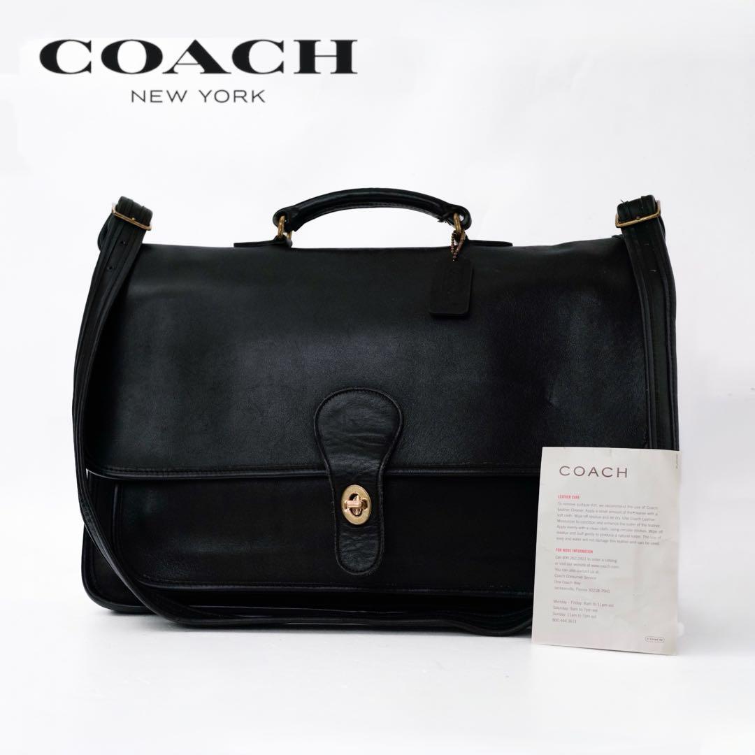 バッグ COACH Vintage Leather Black Shoulder Bag Vintage COACH Worth 4143 Leather Shoulder Handbag Black | eBay