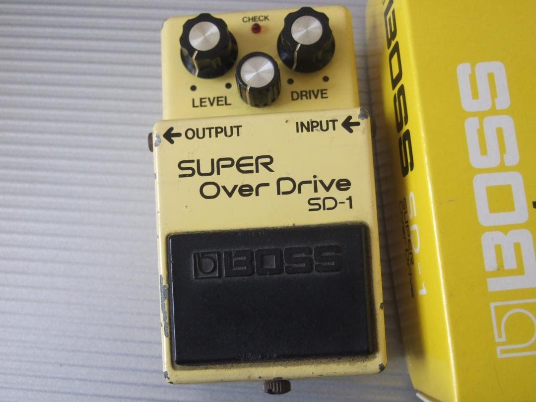 発売初月 81年2月 銀ネジ A基板 NEC C4558C Boss SD-1