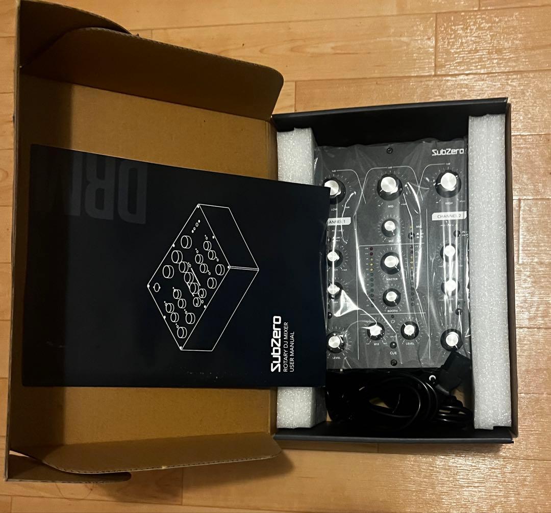 新品SubZero DJ rotary mixerロータリーミキサー SubZero 2 Channel Rotary DJ Mixer at Gear4music