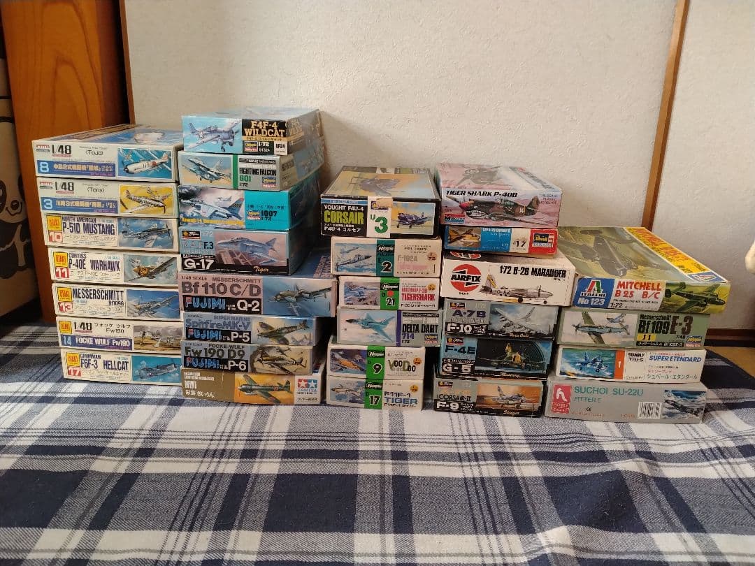 航空機プラモデルセット 未組立