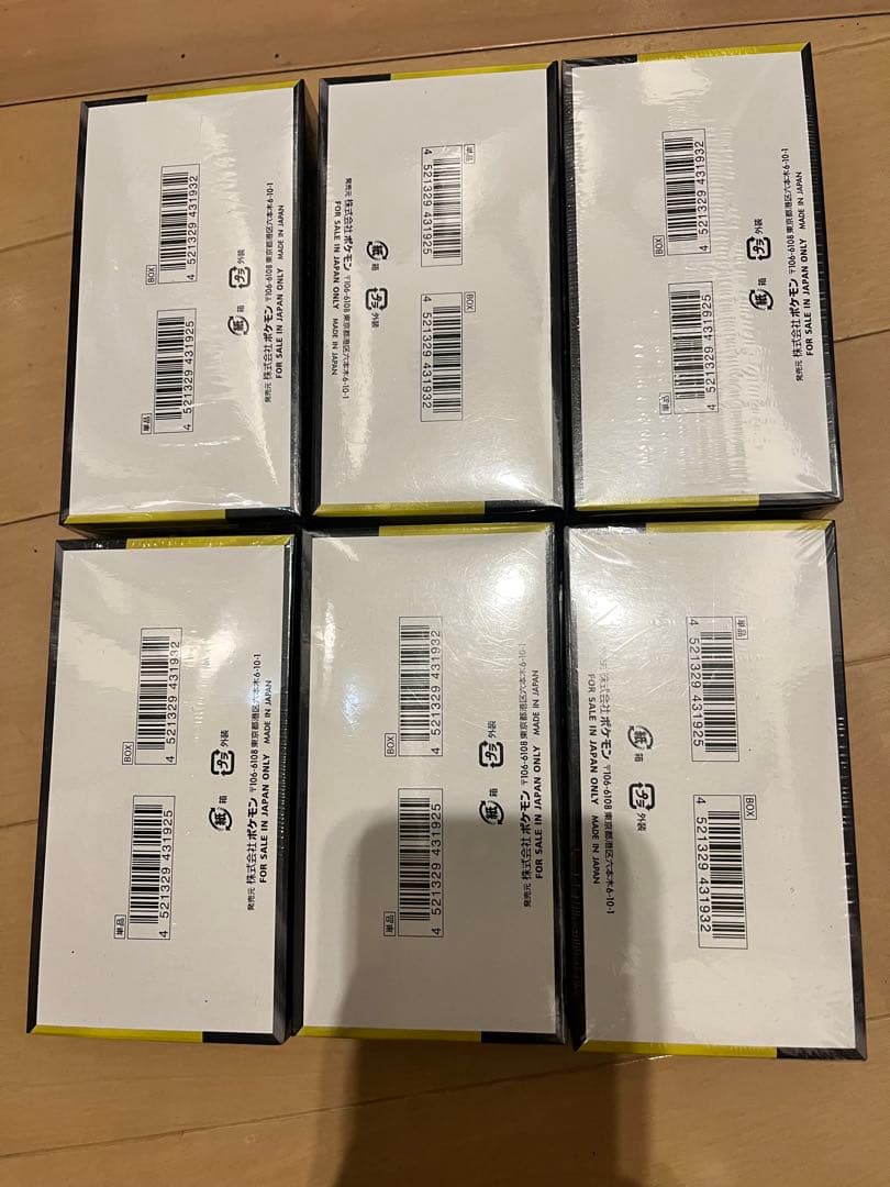 6 BOXセットポケモンカードゲーム MEGA ドリームEX シュリンク付き