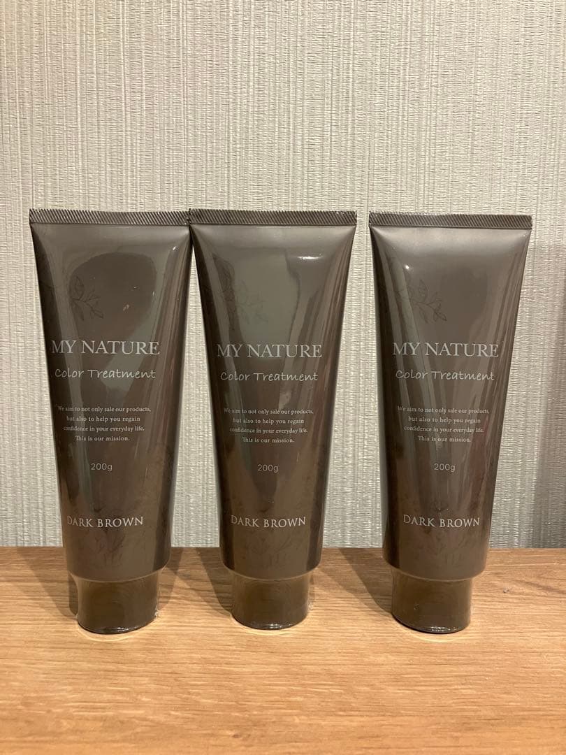 マイナチュレ カラートリートメント ダークブラウン 200g×3本