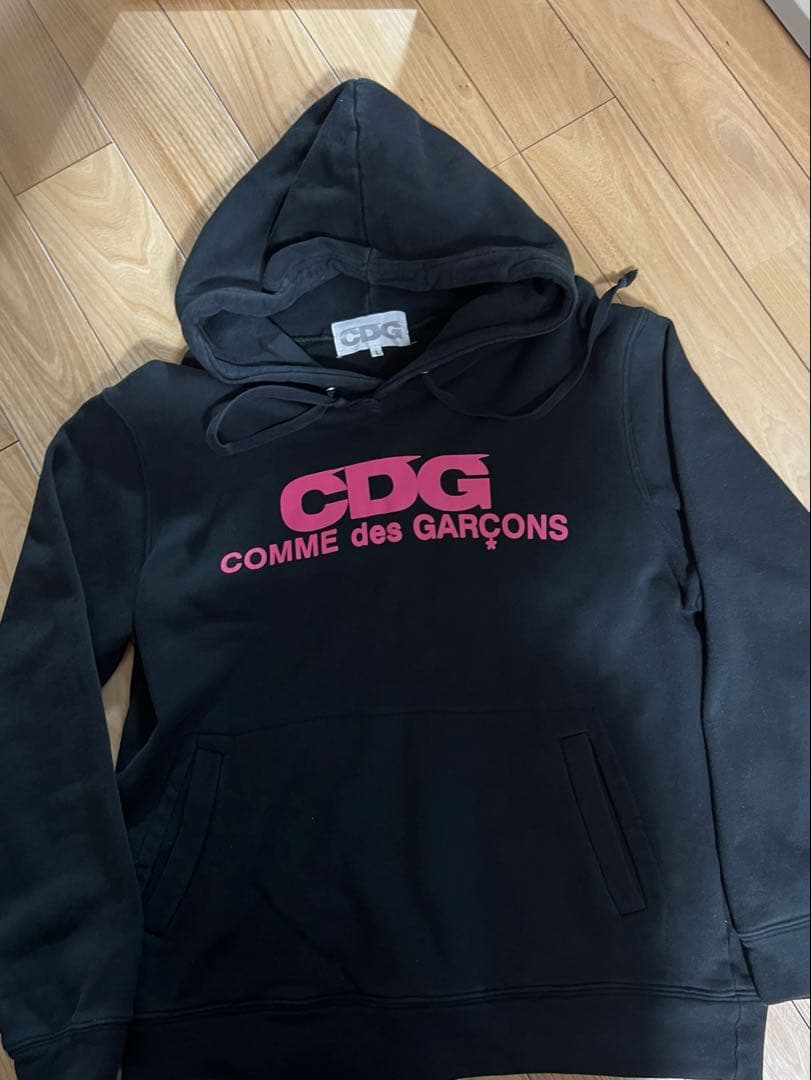 COMME des GARÇONS ブラック パーカー CDG