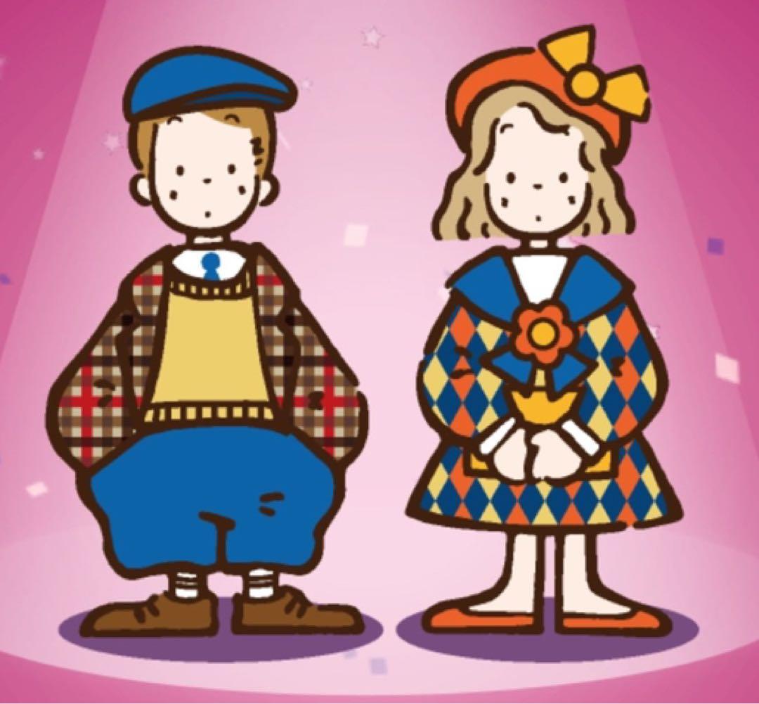 激レア！レトロ 1984年 サンリオ ザ ボードビルデュオ エディ＆エミィ