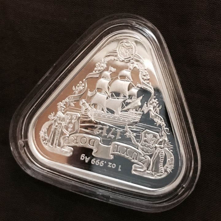 2020オーストラリア難破船Zuytdorp三角1オンスシルバー$ 1コイン