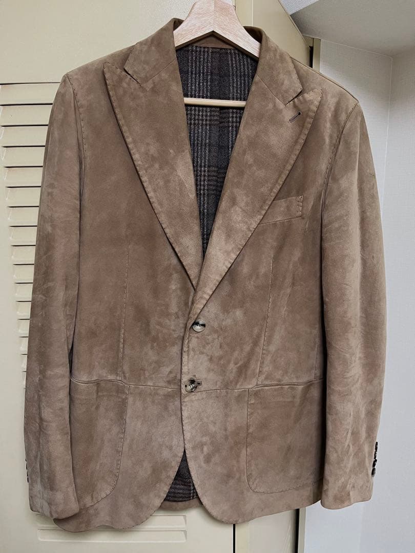 Rifugio ベージュ スエードジャケット