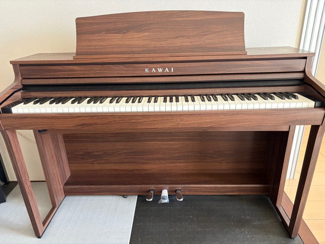 KAWAI 電子ピアノ CA401MW 88鍵 KAWAI CA401MW モカウォルナット 電子ピアノ 88鍵盤 木製鍵盤 ベージュ