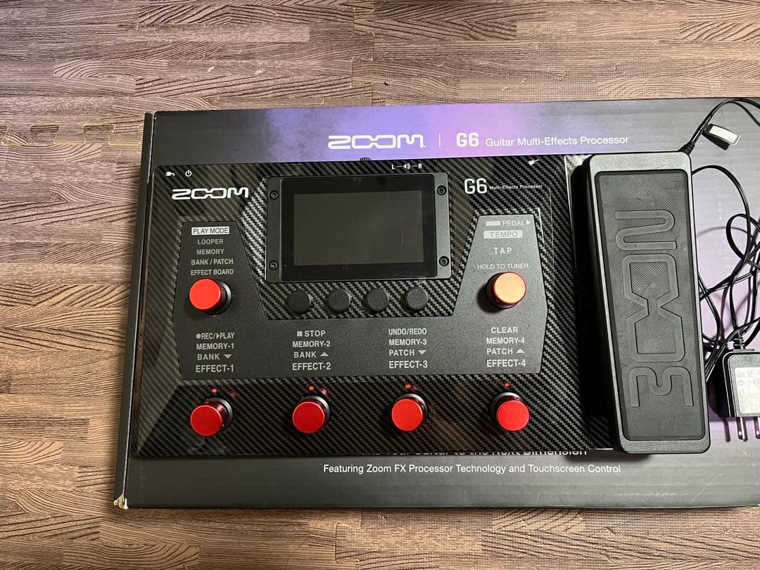 【美品】今日中限定値下ZOOM G6 マルチエフェクタースイッチハットSDカード