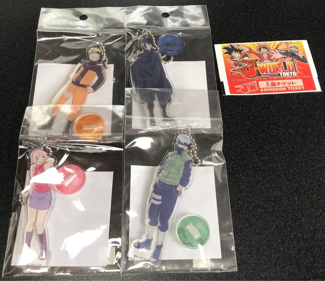 NARUTO J-WORLD絆 ナルト カカシ サクラ サスケ アクリルスタンド NARUTO J-WORLD絆 ナルト カカシ サクラ サスケ アクリルスタンド