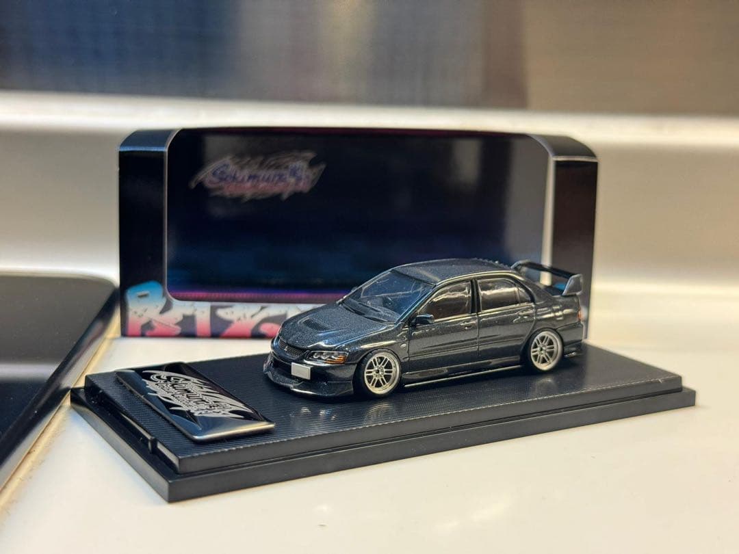 1/64 改 三菱ランサーエボリューションIX RPF1 Greddy 風 関村