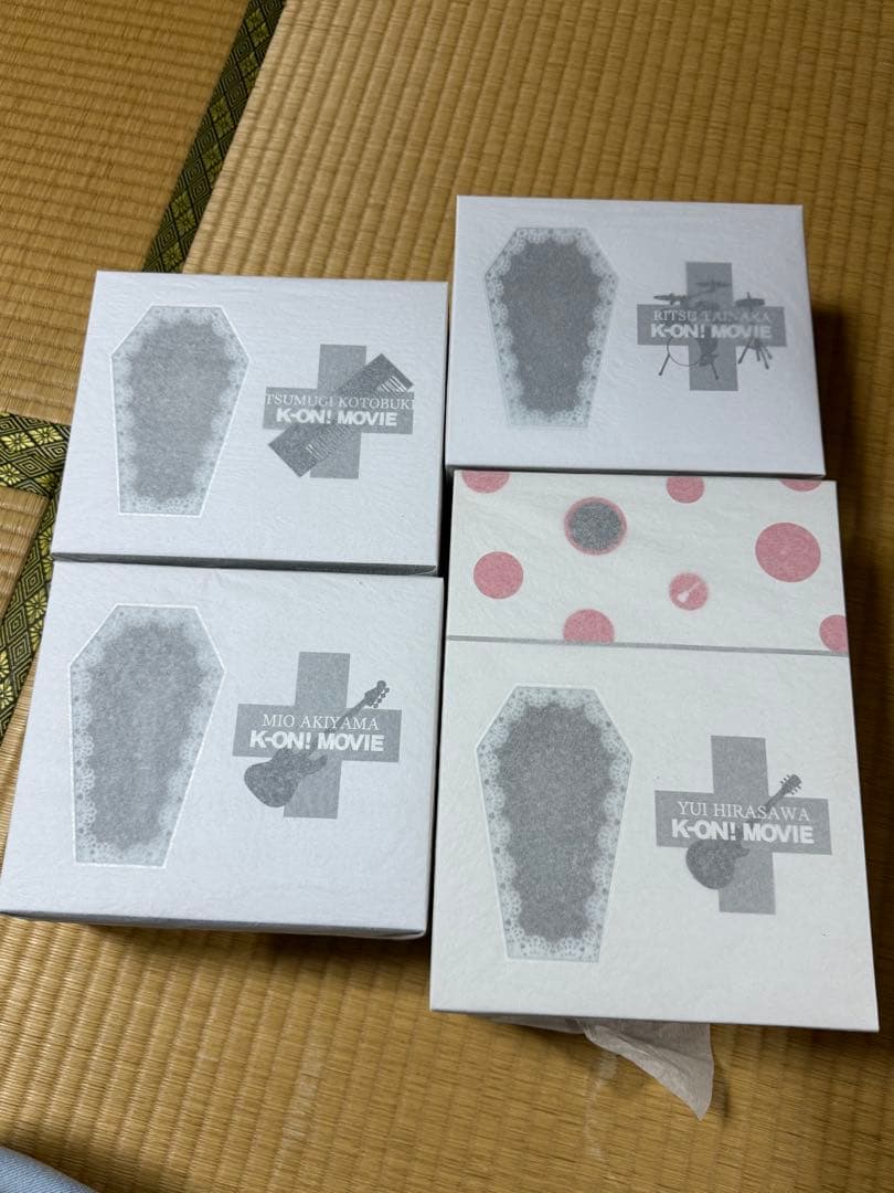 けいおん！ Singing! 京アニ フィギュア 唯 澪 律 紬 ４個セット