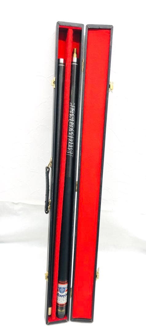 Budweiser カーボン ビリヤードキュー ケース付き