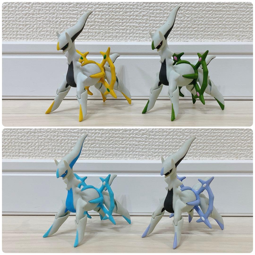 ポケモン 立体ポケモン図鑑 アルセウス 4体セット こおり ひこう むし