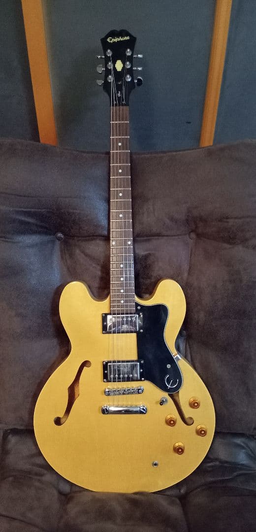 ユ*イ様 エピフォン DOT ナチュラル セミホロウボディ程度良好