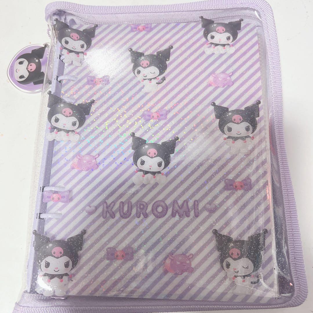 サンリオ ぷっくり3Dクリアバインダー クロミ カード トレカ ファイル クリアでぷっくり3Dデザインシリーズのカードファイルとカスタム