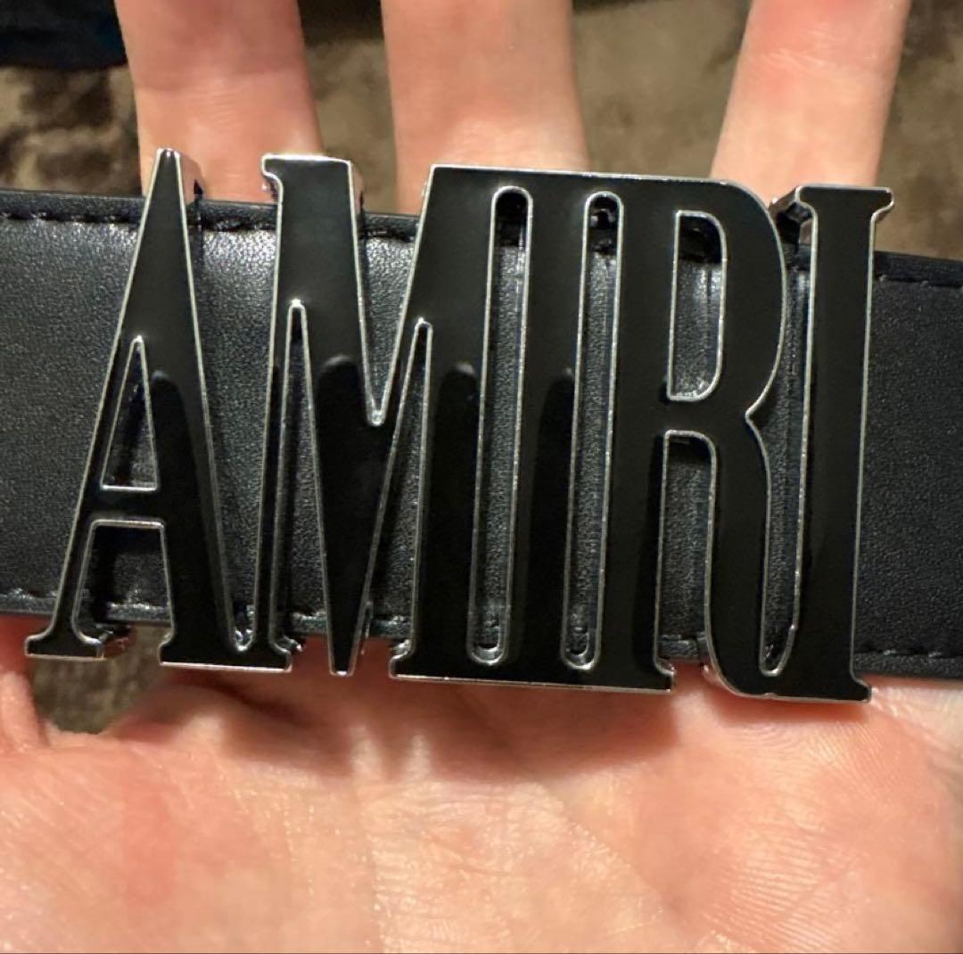 [しゅんさん専用]AMIRI ブラックレザーベルト