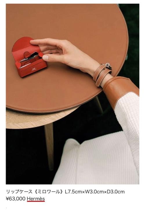 エルメス　HERMES リップケース　ミロワール