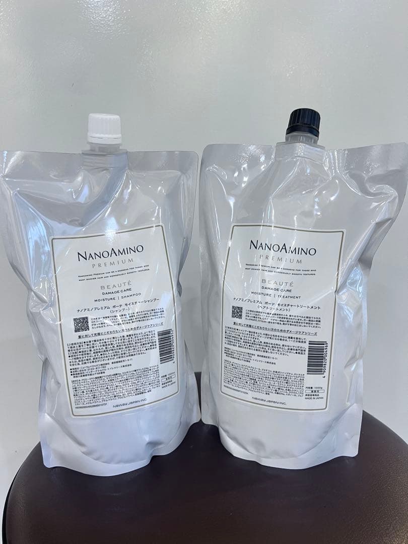 ナノアミノプレミアム　シャンプー&トリートメント1000ml詰替・モイスチャー