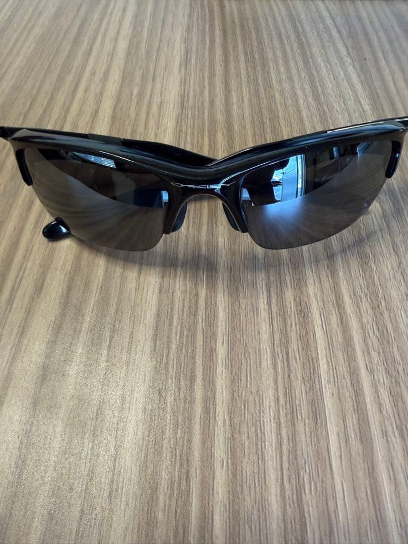 Oakley スポーツサングラス ブラック 偏光レンズ