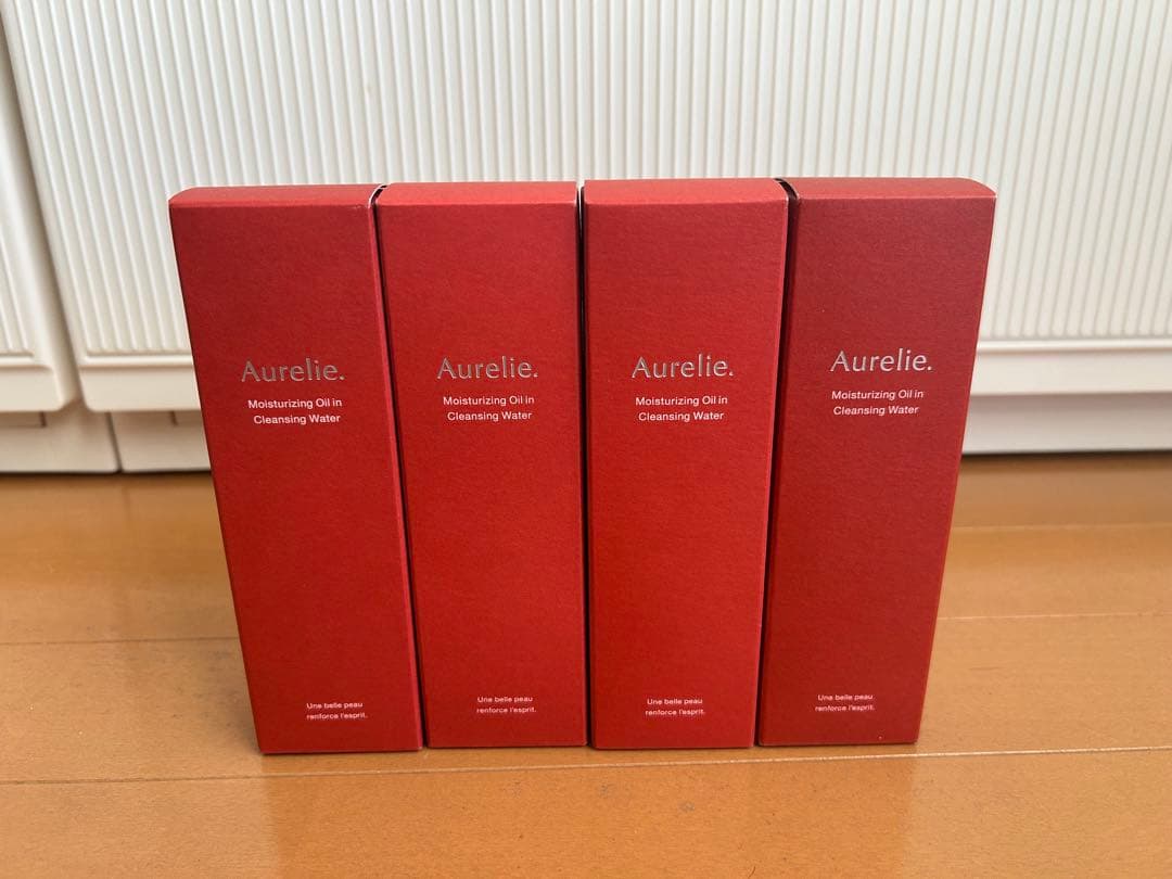 Aurelie クレンジングウォーター 4本セット（メイク落とし）