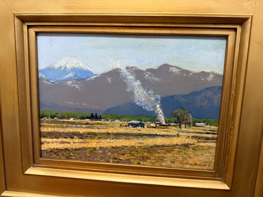 61.「北アルプス」髙橋一善 油絵