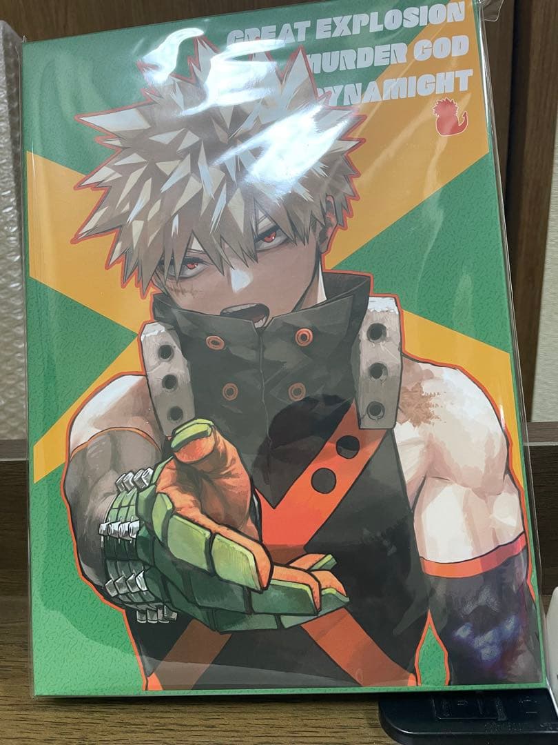 堀越耕平　僕のヒーローアカデミア原画展 「KATSUKI MEMORY」 ヒロアカ原画展 東京会場】「KATSUKI MEMORY」箔入りアクリルカード