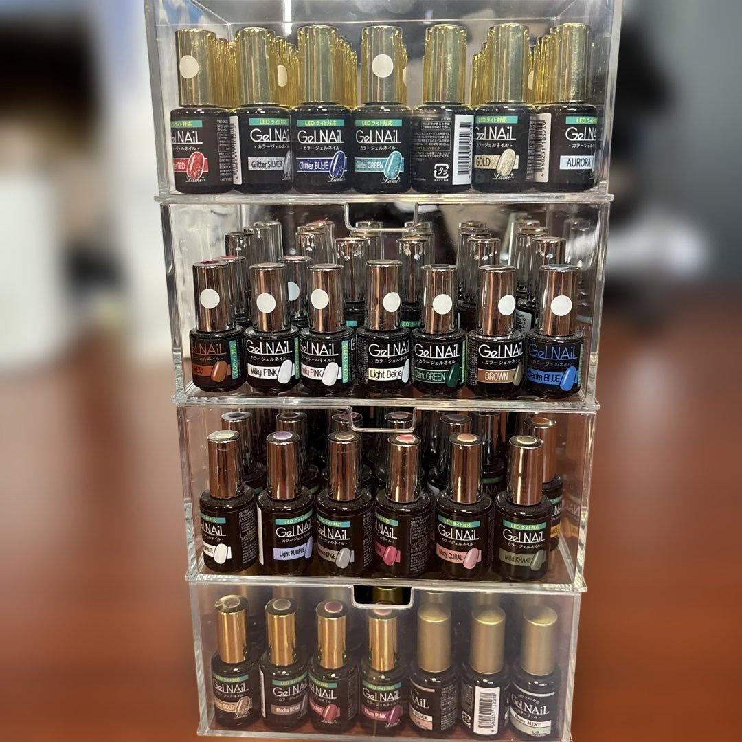 セリアジェルネイル計128個