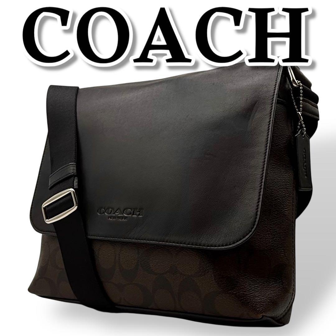 【良品】COACH コーチ メッセンジャーバッグ レザー PVC クロスボディ COACH（コーチ） COACH CC526 キット メッセンジャー クロスボディ
