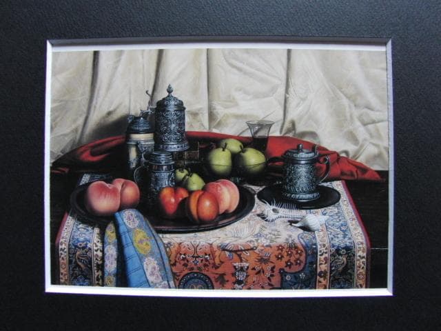 山中雅彦、fruitage'95、希少な額装用画集より、新品高級額装付、状態良好