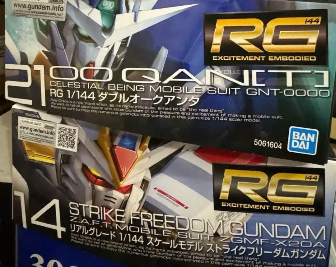 RG 3体セット　トールギスEW ダブルオークアンタ　ストライクフリーダム