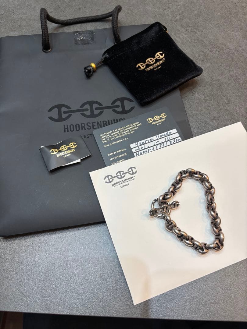 アクセサリー HOORSENBUHS 10MM OPEN-LINK BRACELET 10MM OPEN-LINK BRACELET｜silver｜Bracelet｜HOORSENBUHS(ホーセン