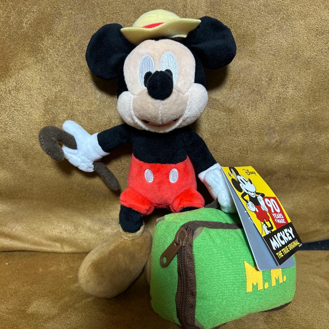 ミッキーマウス　ぬいぐるみ 90周年　ミッキーの汽車旅行　ディズニーストア