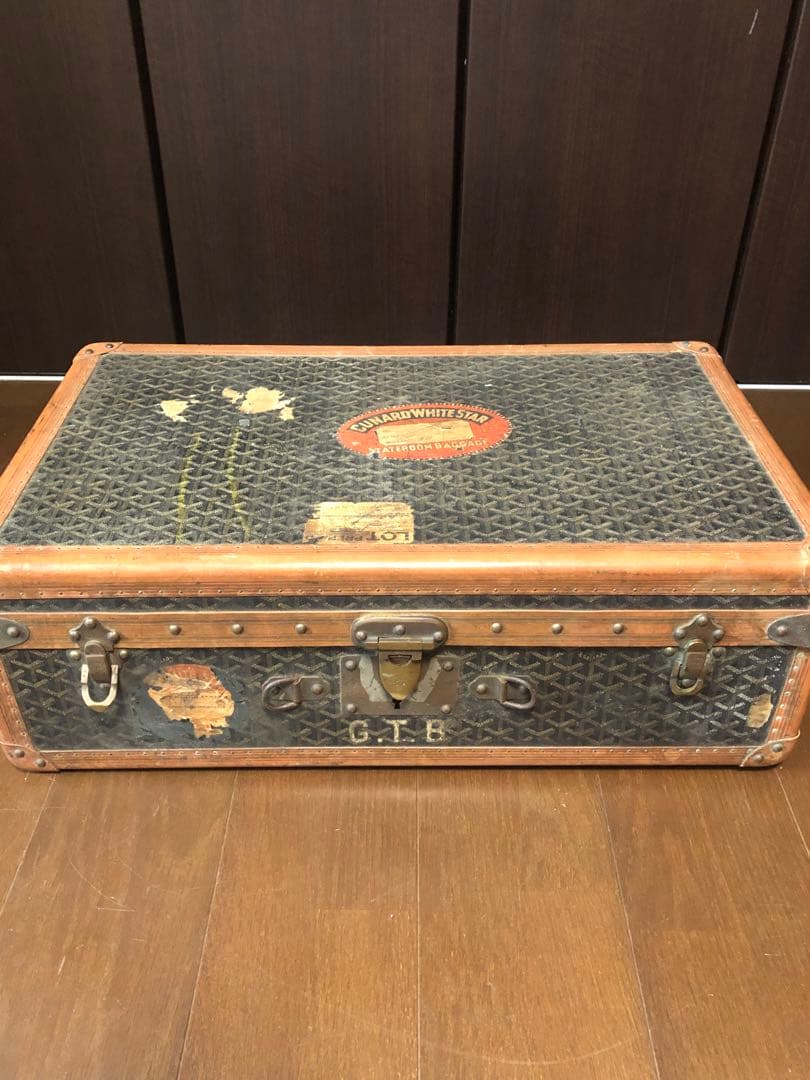 【希少】ゴヤールヴィンテージトランクケース1930年代 GOYARD