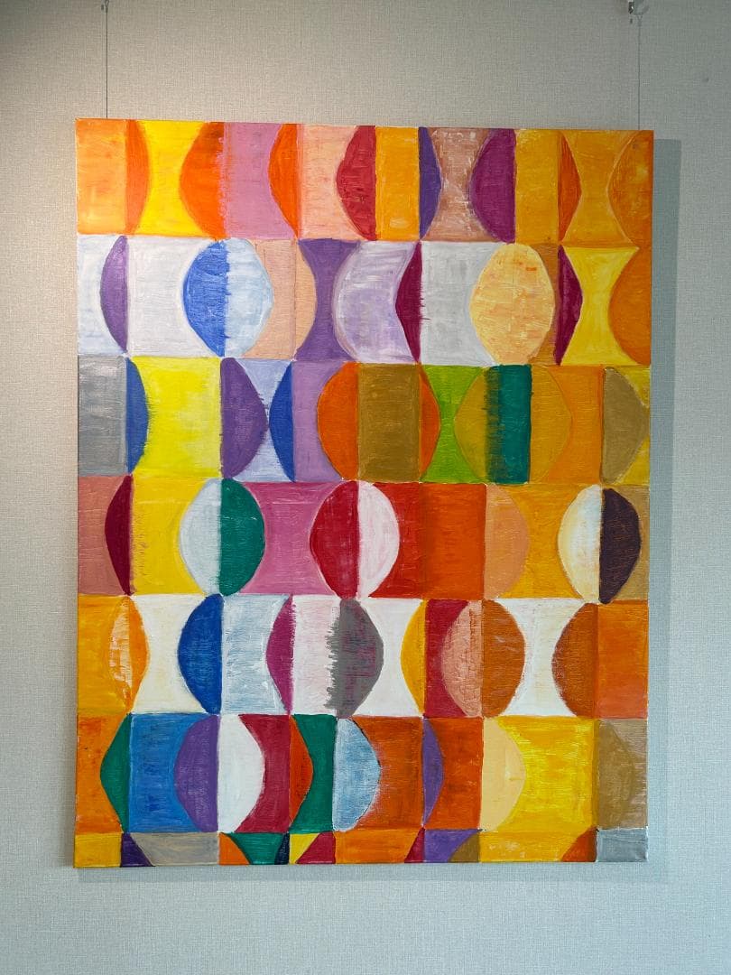 インテリアアート原画 1枚のみ縦116.7cmx横91cm 壁掛 画鋲OK.軽量 Amazon.co.jp: アートパネル 絵画 アート ポスター モルタル壁熟成