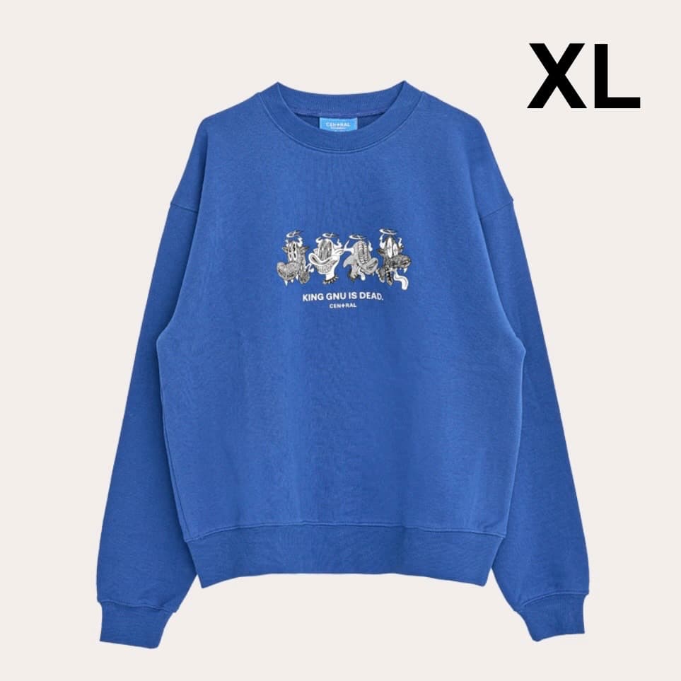 KG IS DEAD SWEATSHIRT　ブルー　XL　スウェット KG IS DEAD SWEATSHIRT ブルー XL スウェット - メルカリ
