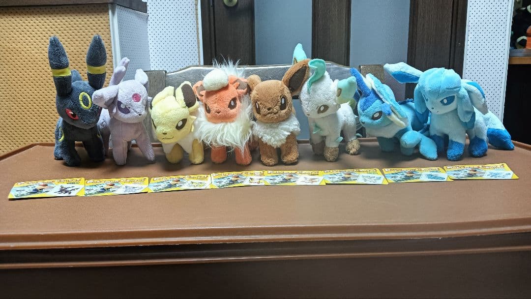 ポケモンキャンバス　ぬいぐるみ　イーブイ　コンプリートセット