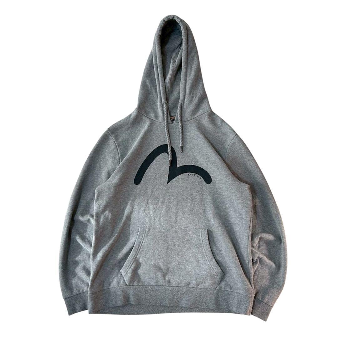 Evisu エヴィス エビス グレー パーカー 楽天市場】EVISU エヴィス エビス メンズ パーカー HEAVY WASHED AFTER