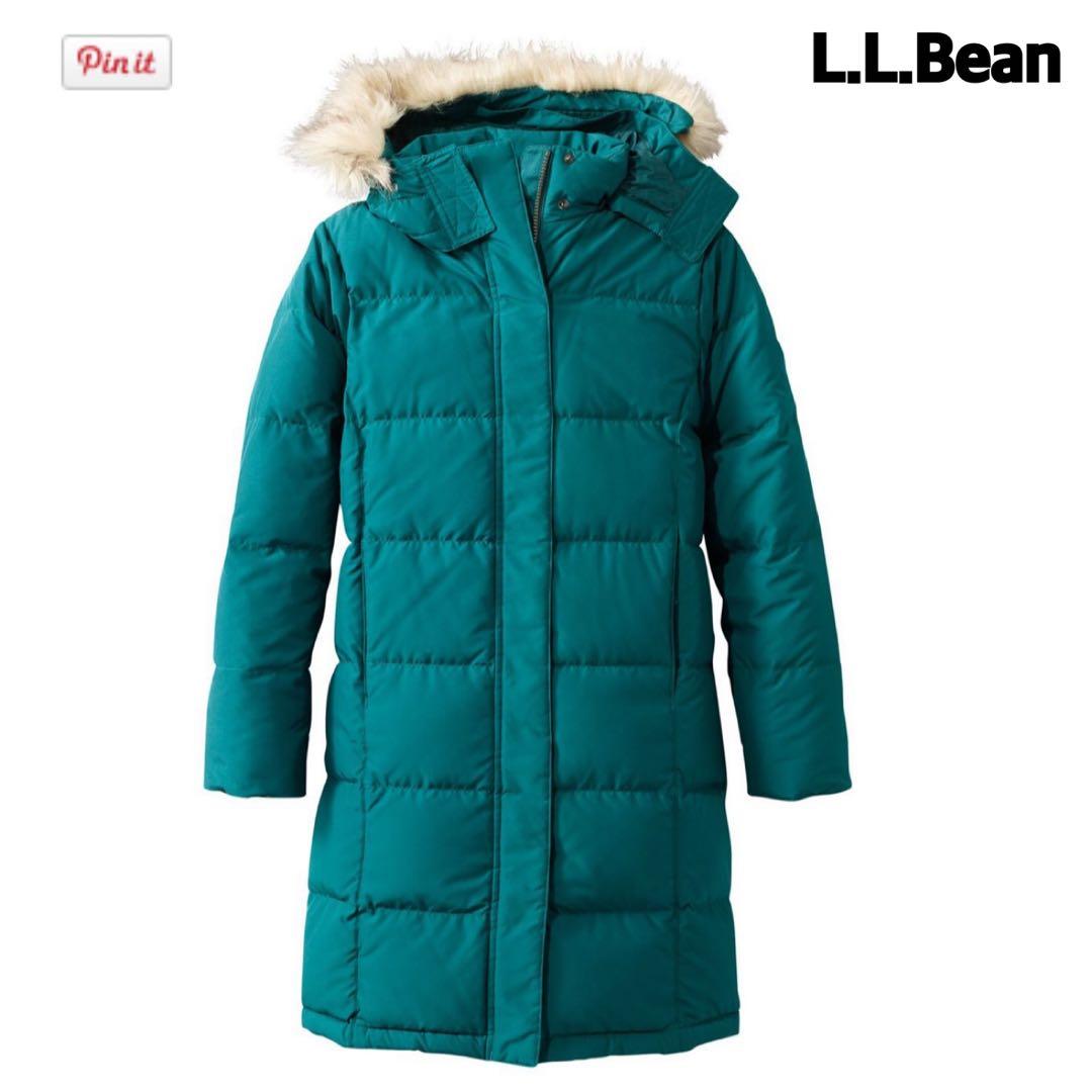 新品 エルエルビーン ウィメンズウルトラウォームコート ロングダウンファー 軽量