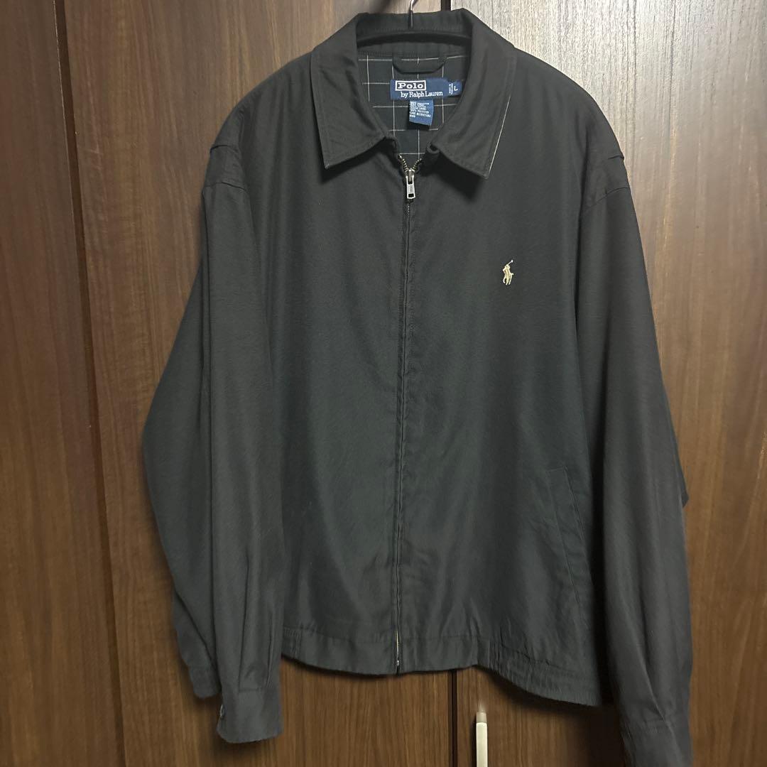 polo Ralphlauren スイングトップ　ブラック L POLO RALPH LAUREN - 希少なブラック 90s Ralph Lauren スウィング