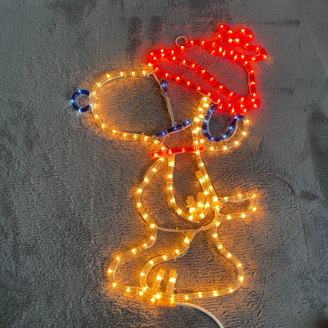 スヌーピー デコライト クリスマス イルミネーション ライト レア SNOOPY